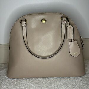 Coach beige bag